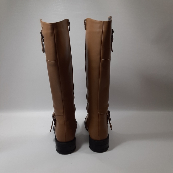 Pernice Size 37 (US 7) Tobacco Light Brown Knee High Side Zip Boots - Picture 2 of 10